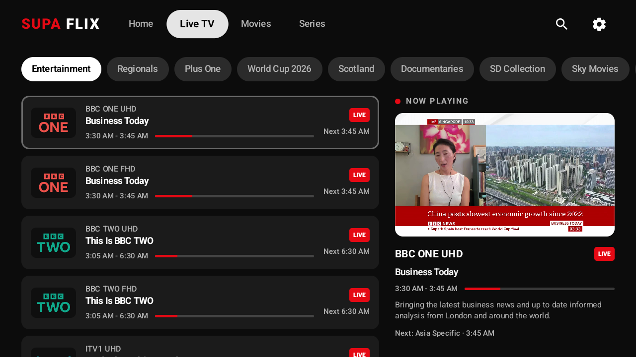 Live TV